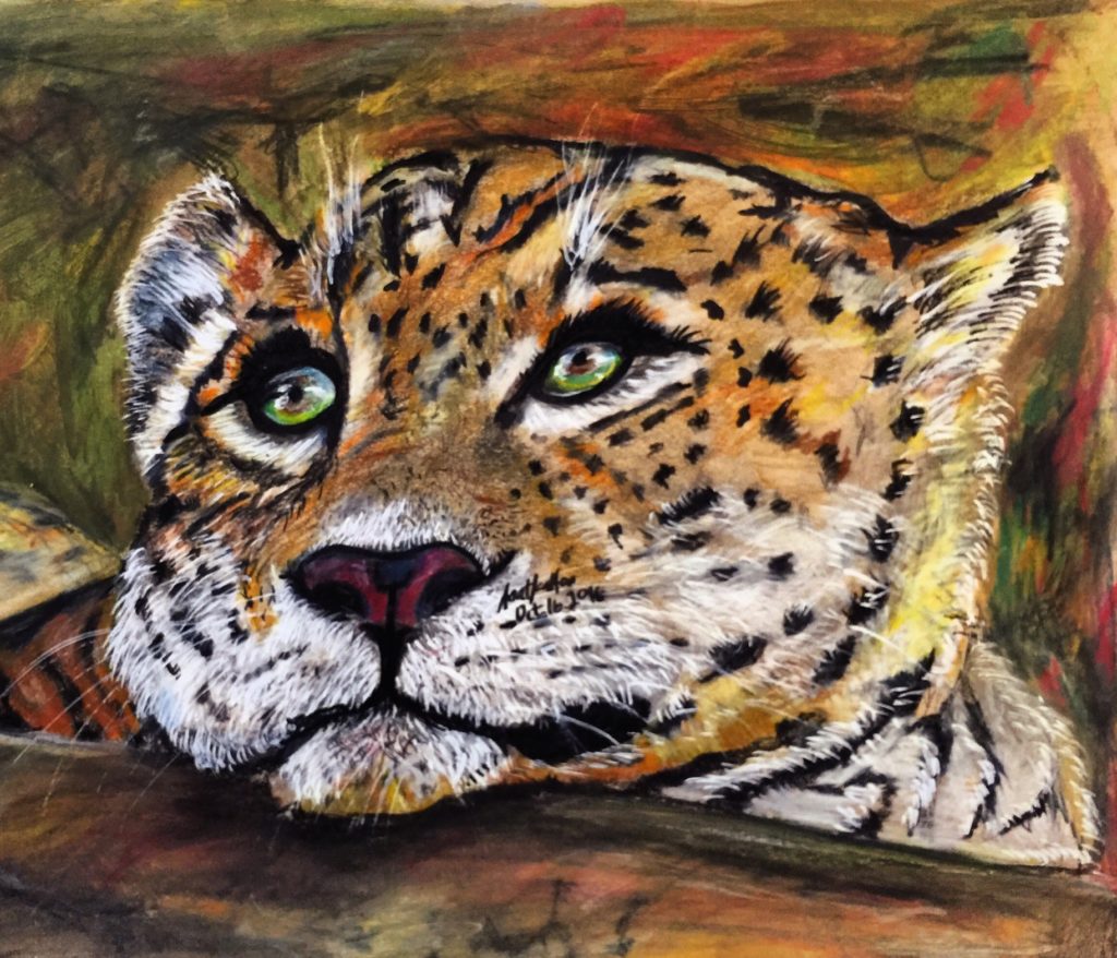 How to Draw Leopard With PrismaColors - Art Mind Heart